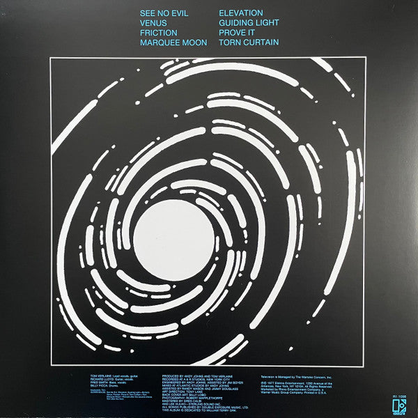 TELEVISION (テレヴィジョン) - Marquee Moon  [1st]  (US「Rocktober 2022」 正規再発「限定ウルトラクリアヴァイナル」 LP / New) NYパンクの古典！