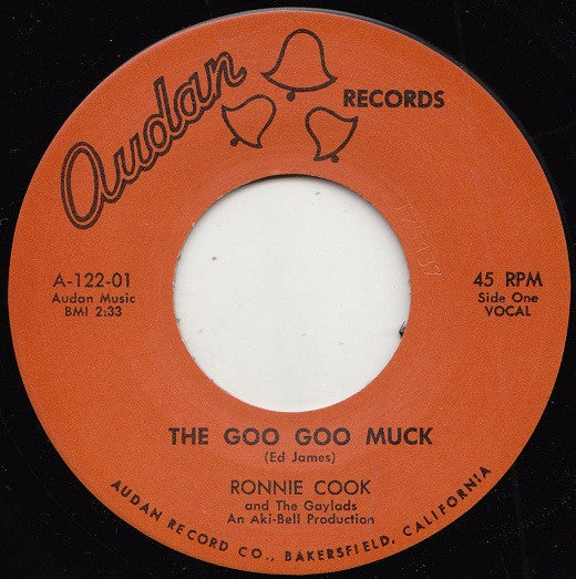 RONNIE COOK & THE GAYLADS (ロニー・クック & ザ・ゲイラッズ)  - Goo Goo Muck / The Scotch (UK 限定リプロ再発 7インチ/New) 怪メロ、ホラーハロウィン系ストロール名曲=クランプスのカヴァ原曲