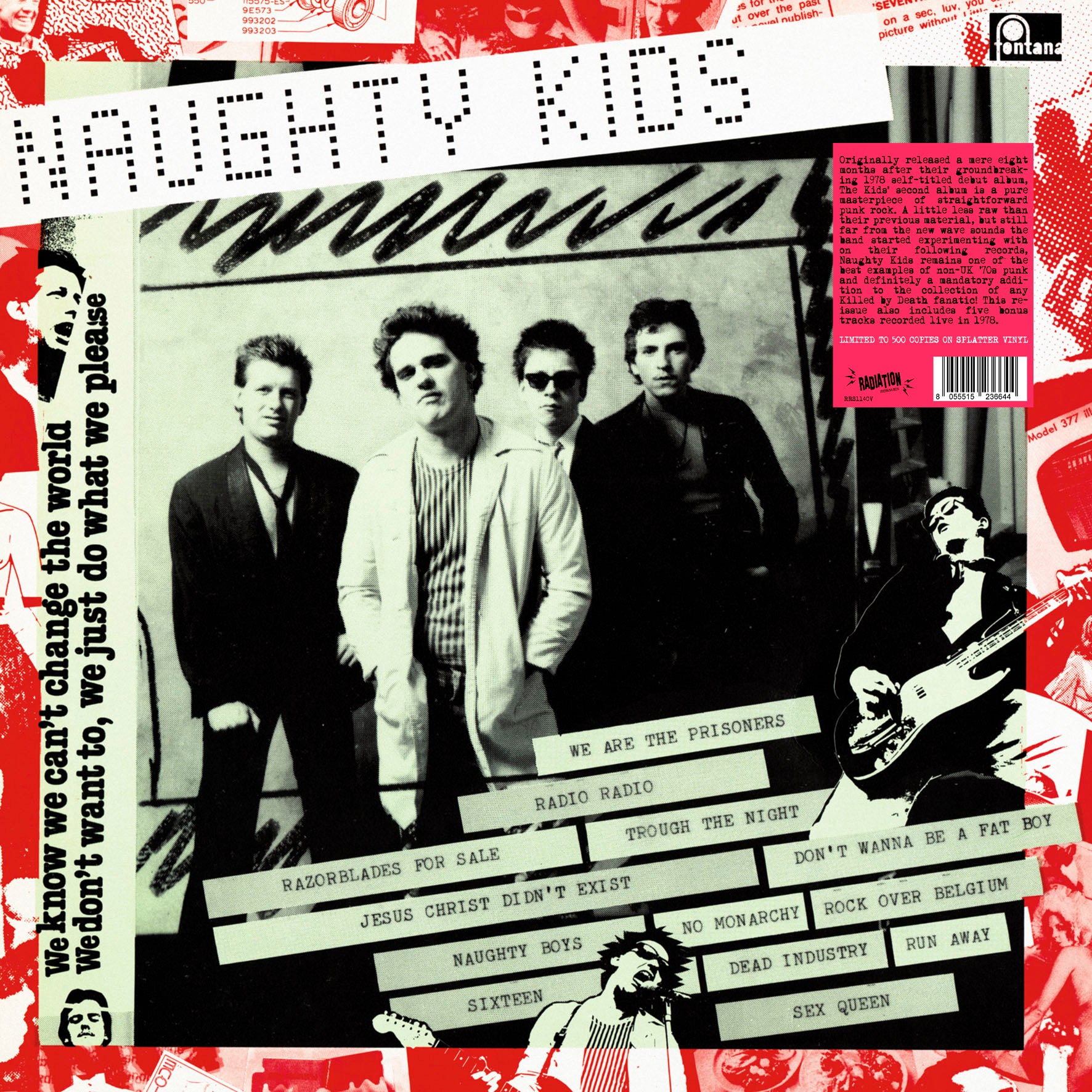 KIDS, THE (ザ・キッズ)  - Naughty Kids (Italy「RSD 2025」限定再発「白/赤スプラッターヴァイナル」LP/ New) '78年セカンド！