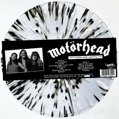 MOTORHEAD (モーターヘッド)  - Live in Buenos Aires, Argentina, 1994 (Italy 「RSD 2025」500枚限定ナンバリング入「スプラッターヴァイナル」LP/ New)  熱狂の南米ツアー !