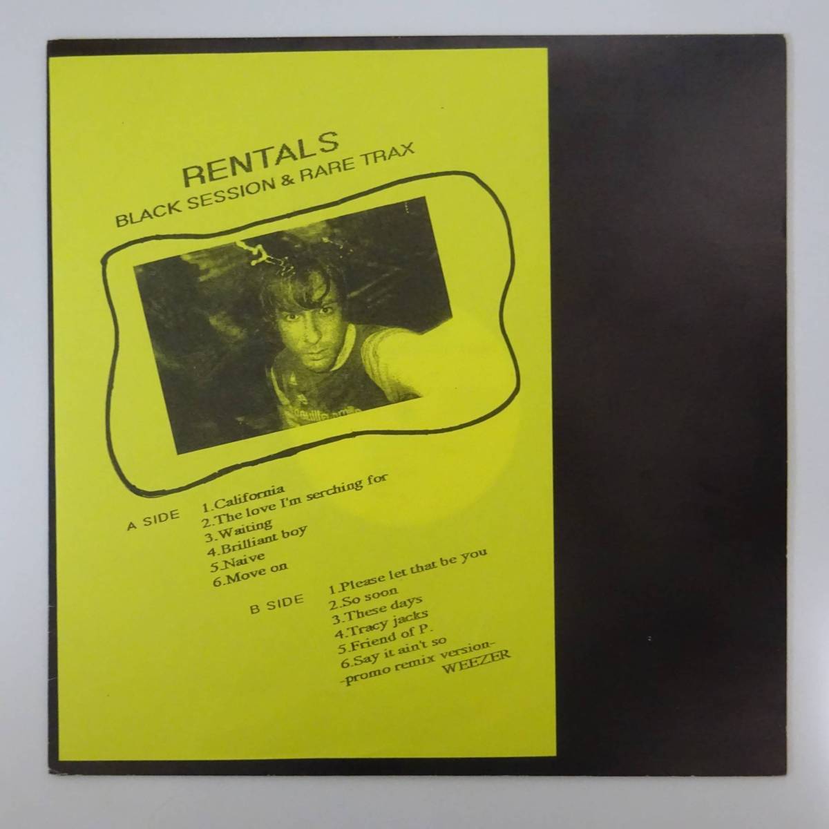 RENTALS, THE (レンタルス)  - Black Session & Rare Trax (限定プライベート・プレス LP/NEW)  レア音源コンピレーション