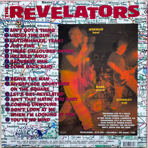 REVELATORS, THE  (ザ・レヴェレーターズ)  - We Told You Not To Cross Us (ドイツ限定 LP/ New)デヴィルドッグス直系、キングブラザーズ好きにもドススメ！'97年デビューアルバム