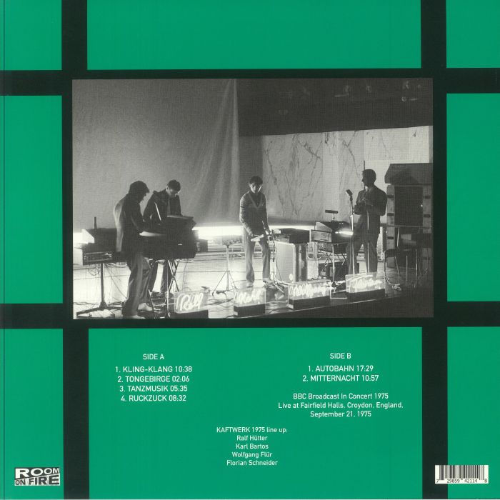 KRAFTWERK (クラフトワーク)  - BBC Broadcast In Concert 1975 (EU 限定「グリーンヴァイナル」 LP/NEW) ライブアルバム