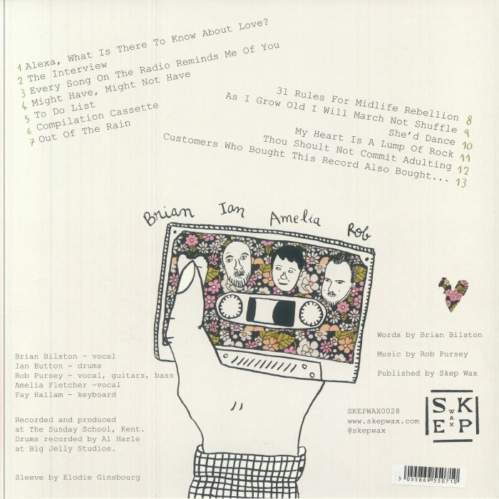 BRIAN BILSTON AND THE CATENARY WIRES (ブライアン・ビルストン・アンド・ザ・カテナリー・ワイヤーズ)  - Sounds Made By Humans (UK 限定「グリーンヴァイナル」 LP/NEW) '25年コラボレーションアルバム