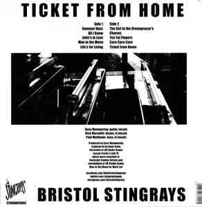 BRISTOL STINGRAYS, THE (ザ・ブリストル・スティングレイズ)  - Ticket From Home (UK 限定プレス LP / New) '16年カムバック作！