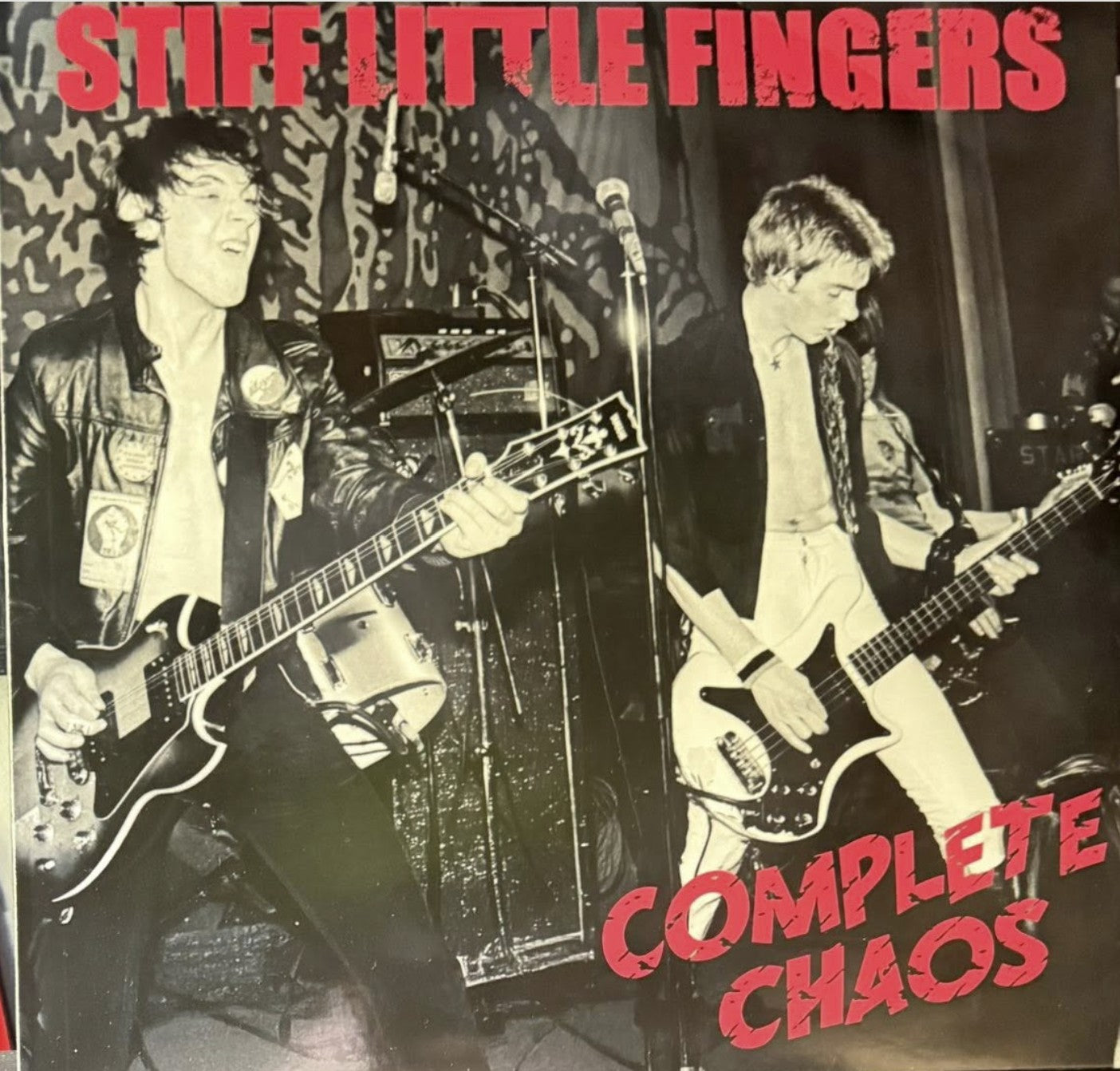 STIFF LITTLE FINGERS (スティッフ・リトル・フィンガーズ)  - Complete Chaos (UK 限定再発「レッドヴァイナル」LP/ New) スコットランド、ザ・キャピトルでの'79年サウンドボード録音ライブ !