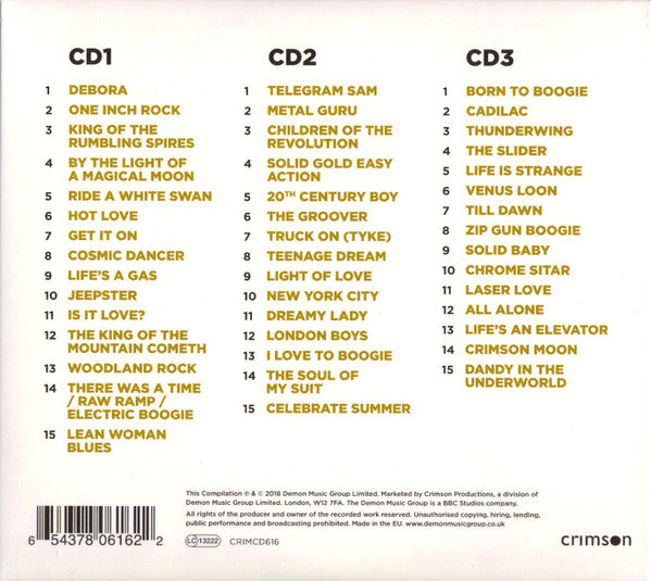 T.REX (T.レックス)  - Gold (EU 限定3面見開きデジパック 3xCD/New)