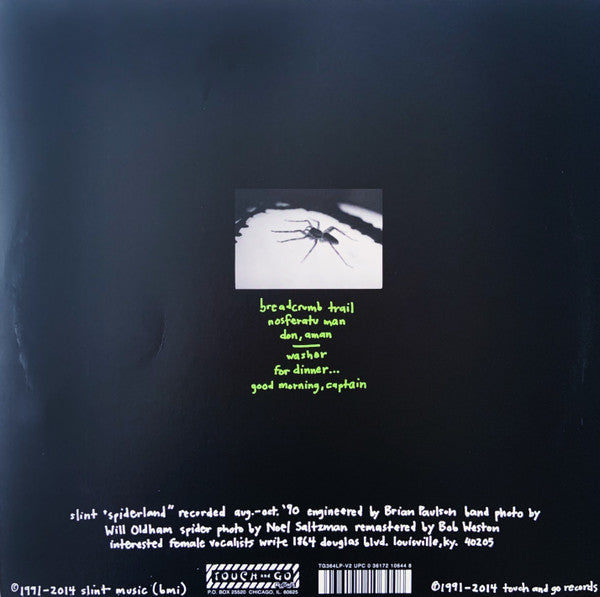 SLINT (スリント)  - Spiderland (US/EU 正規限定リマスター再発180グラム重量 LP/NEW) 再発180グラム重量盤！ '91年2nd&ラストアルバム
