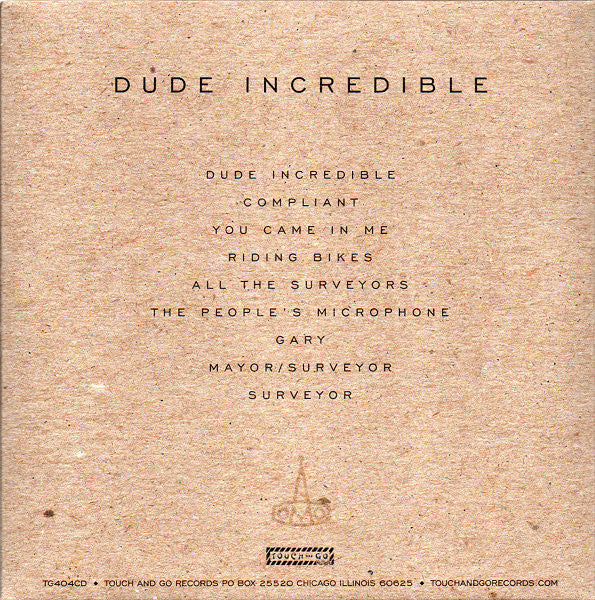 SHELLAC (シェラック)  - Dude Incredible (US 限定復刻再発 CD/NEW)