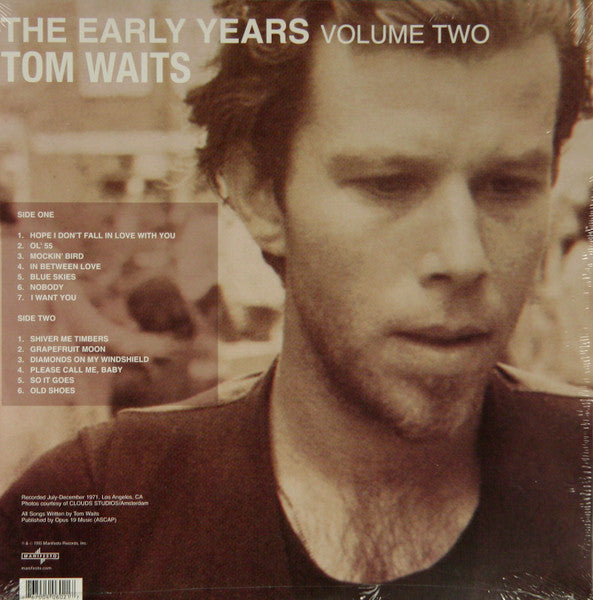 TOM WAITS   (トム・ウェイツ)  - Early Years Vol.2 (US 限定復刻再発 LP/New)デビューアルバム以前'71〜'73年デモ編集コンピ第2弾