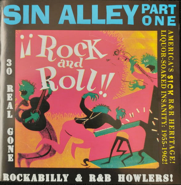 V.A. (50's〜60's ロカビリー、ブラック・ロッカーの激レア7インチ編集コンピ)  - Sin Alley Part.1 (ドイツ限定再発30曲入り CD/ New)