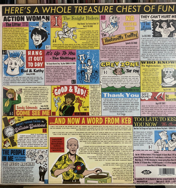 V.A. (DJ ケブ・ダージ氏選曲60'sガレージパンクコンピ)  - Keb Darge Presents The Best of Ace Sixties Garage Punk (UK 限定プレス「黒盤」LP/ New)