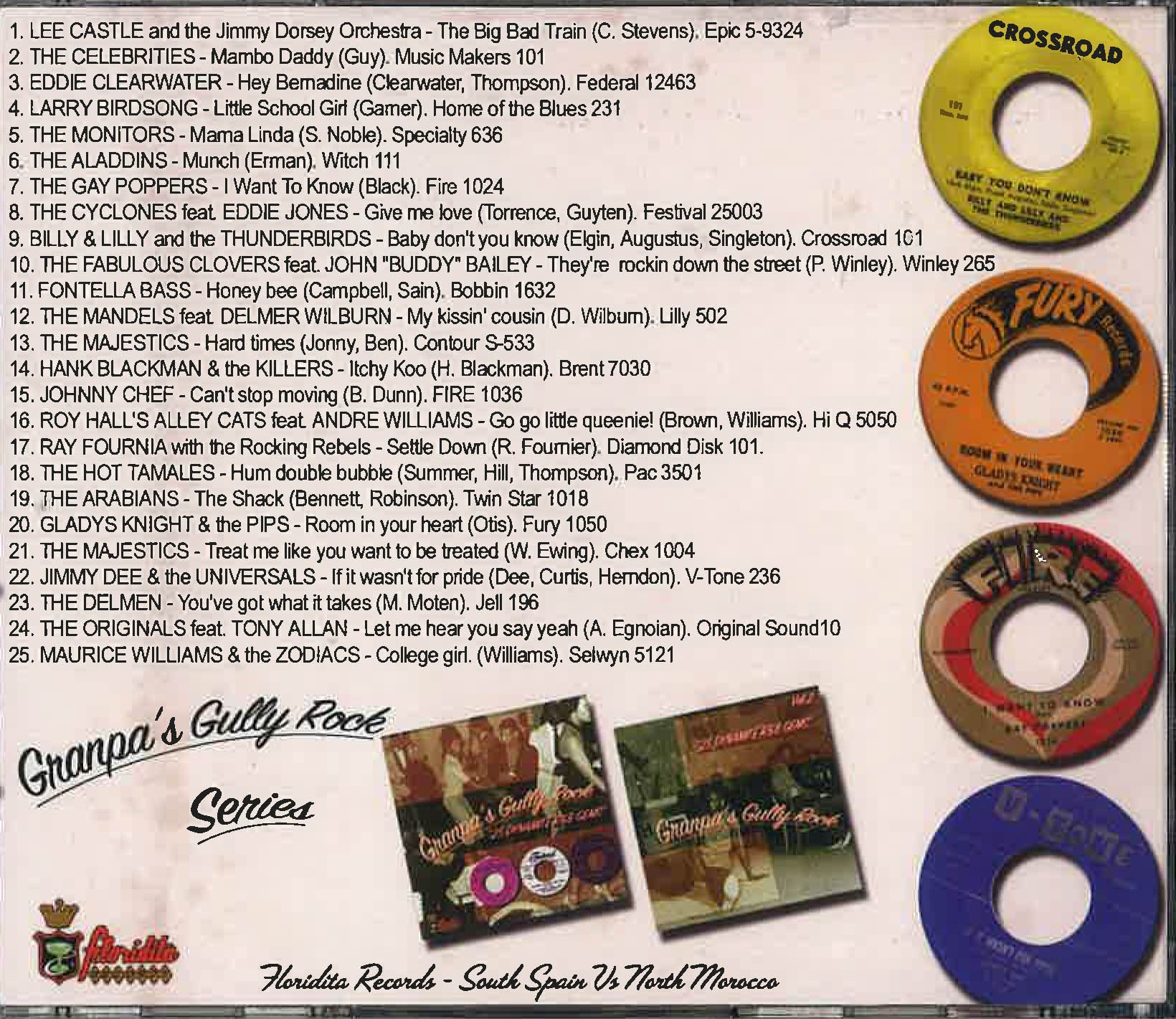 V.A. (R&B、ドゥワップ踊れる曲のみ編集コンピ第3弾。)  - Grandpa's Gully Rock Vol. 3 (EU 限定 CD/New)