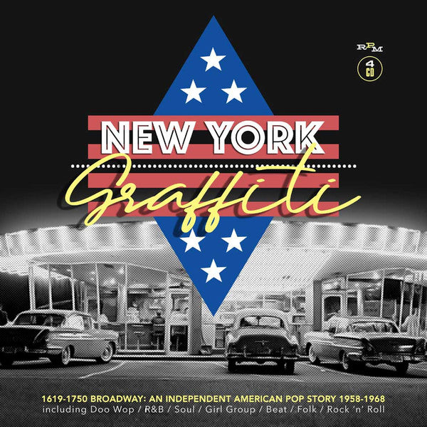 V.A. ('58〜'68年ブリル・ビルディング周辺レア・オールディーズ編集コンピ)  - New York Graffiti (UK 限定CDx4枚組ボックスセット/ New)
