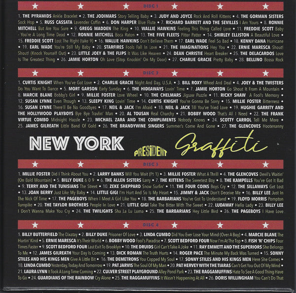 V.A. ('58〜'68年ブリル・ビルディング周辺レア・オールディーズ編集コンピ)  - New York Graffiti (UK 限定CDx4枚組ボックスセット/ New)