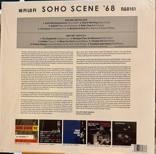 V.A. (6T's ロンドン地下MOD=JAZZシーン愛聴名曲、珍曲編集コンピ！)  - Soho Scene '68 / Jazz Goes Mod (UK ' 25年レコードストア限定 LP/New)