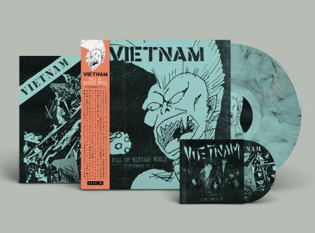 VIETNAM (ベトナム)  - Full of mistake world  - Discography Pt.2 (Italy 150枚限定「ブルーマーブル・ヴァイナル」LP+CD/ New) 80's大阪スラッシュ・クロスオーバー ! ディスコグラフィー、第二弾！