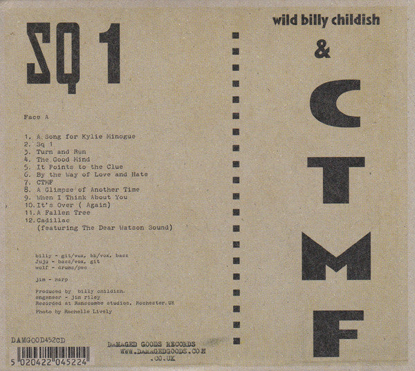 WILD BILLY CHILDISH & CTMF (ワイルド・ビリー・チャイルディッシュ & CTMF)  - SQ 1 (UK 限定CD-R/ザラ紙見開きカードスリーブ/NEW)