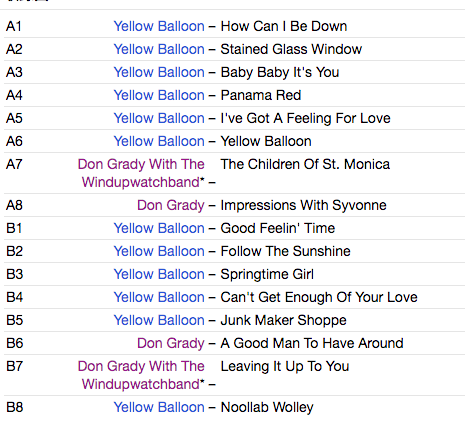YELLOW BALLOON (イエロー・バルーン)  - Yellow Balloon (US 限定ボーナス入り再発「イエローVINYL」LP/New) 珠玉のサンシャイン・ポップ満載！