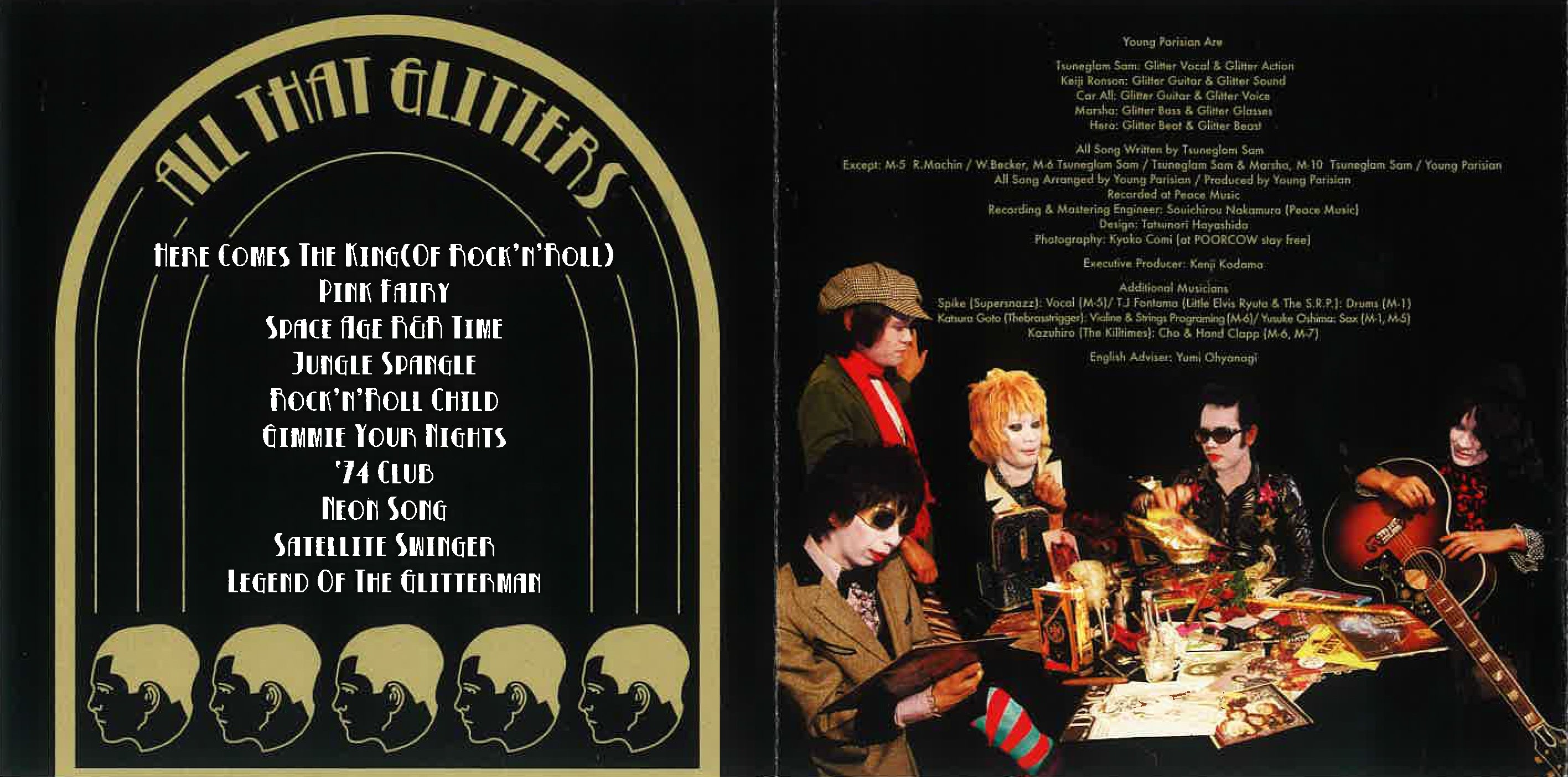 YOUNG PARISIAN (ヤング・パリジャン) - All That Glitters (Japan タイムボム  限定 CD/New) ’09年セカンド・アルバム