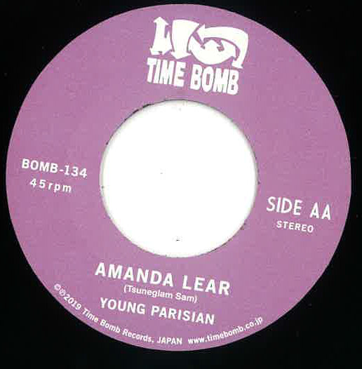 YOUNG PARISIAN (ヤング・パリジャン) - Unicorn Lady / Amanda Lear (Japan タイムボム 500枚限定ナンバリング入りジャケ付き7"/New)