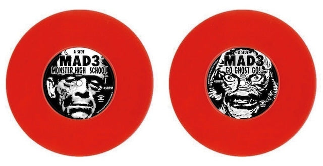 MAD 3 (マッド・スリー)  - Monster High School (Japan 限定プレス 7"+CD, DVDセット/ New) ユースカルチャーシリーズ最終作！