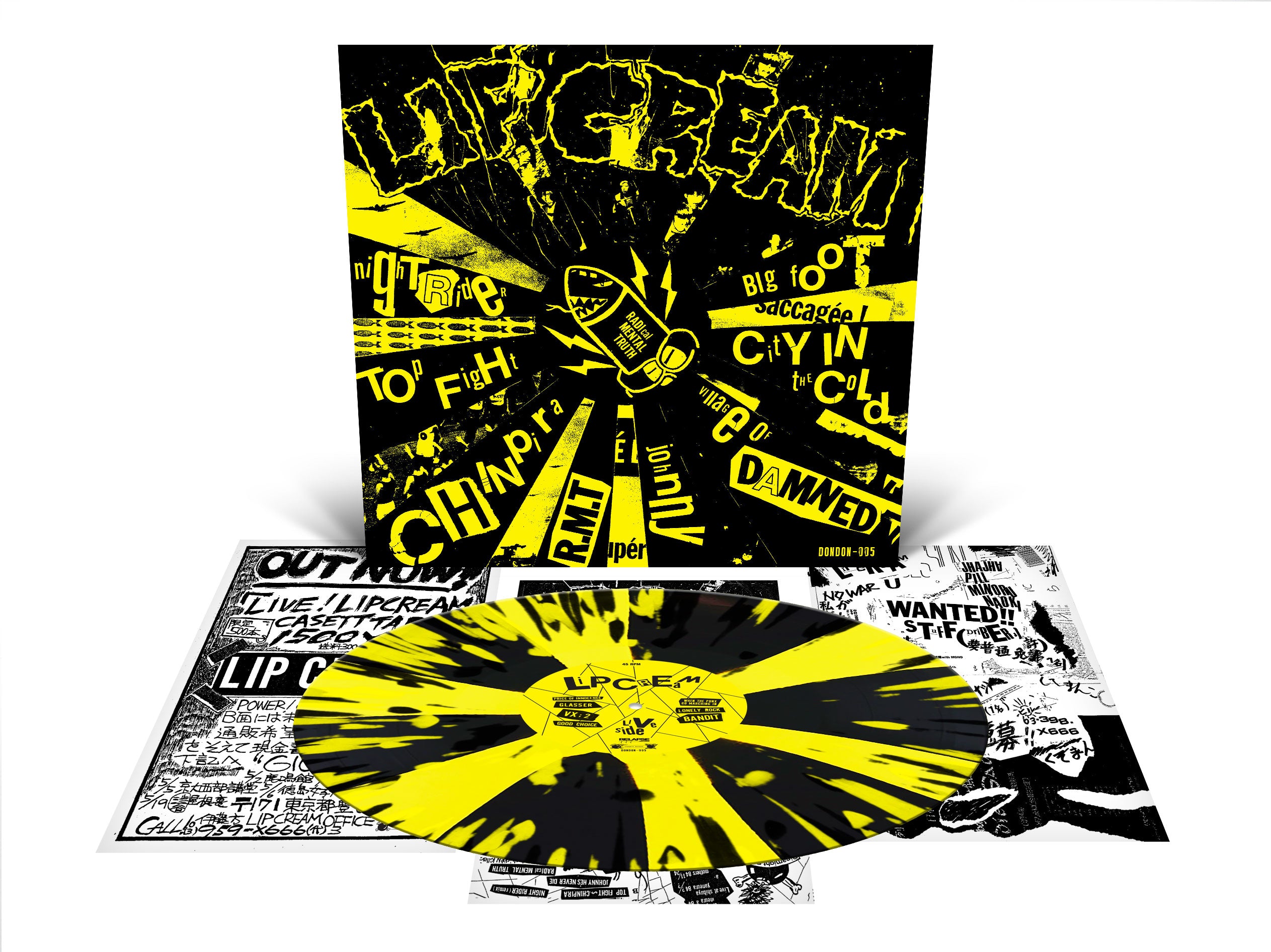 LIP CREAM (リップ・クリーム)  - Big Foot Cassette (US 正規再発「1,300枚限定黒&黄スプラッターヴァイナル」LP/ New）2025年12月19日（金）発売！