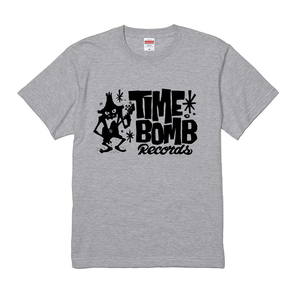 TIME BOMB RECORDS - TIME BOMB RECORDS Logo T-Shirts /タイムボム・レコーズ・ロゴ・Tシャツ  (霜降りグレイ)  再入荷中。