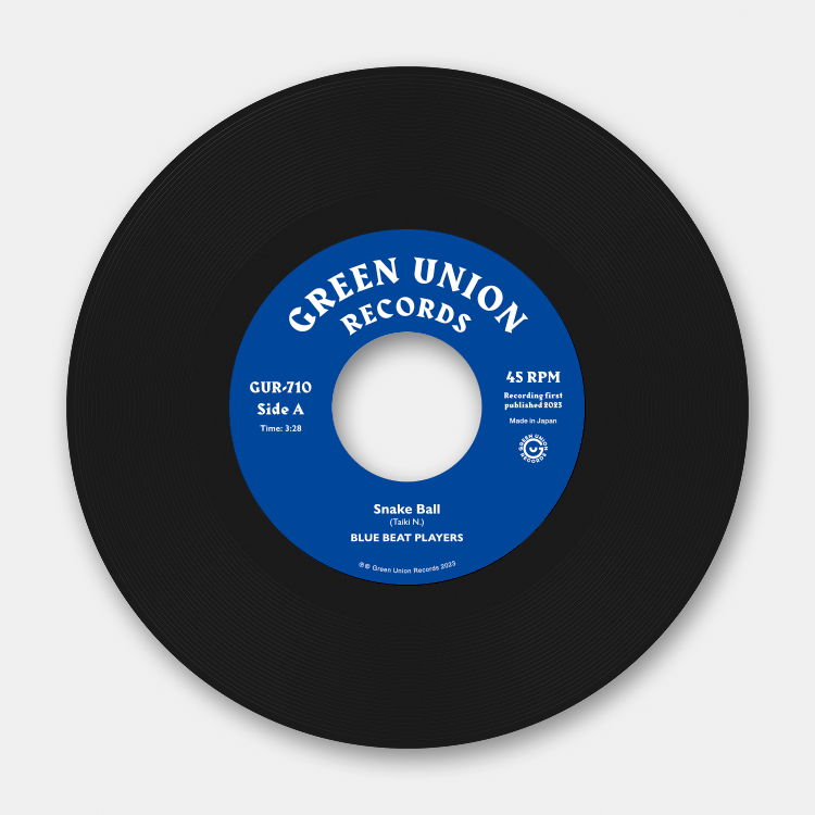 BLUE BEAT PLAYERS (ブルー・ビート・プレイヤーズ)  - Snake Ball / Peer Pressure (Japan 限定プレス 7"/New) 2023年最新作はインスト!