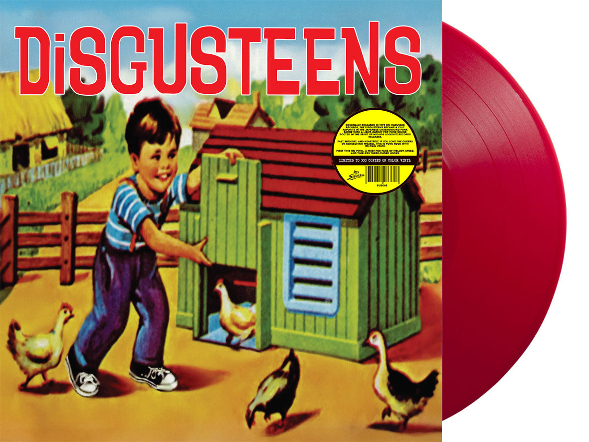 DISGUSTEENS (ディスガスティーンズ)  - Disgusteens (Italy 正規再発「限定レッドヴァイナル」LP/ New) '99年ファースト！初LP化！