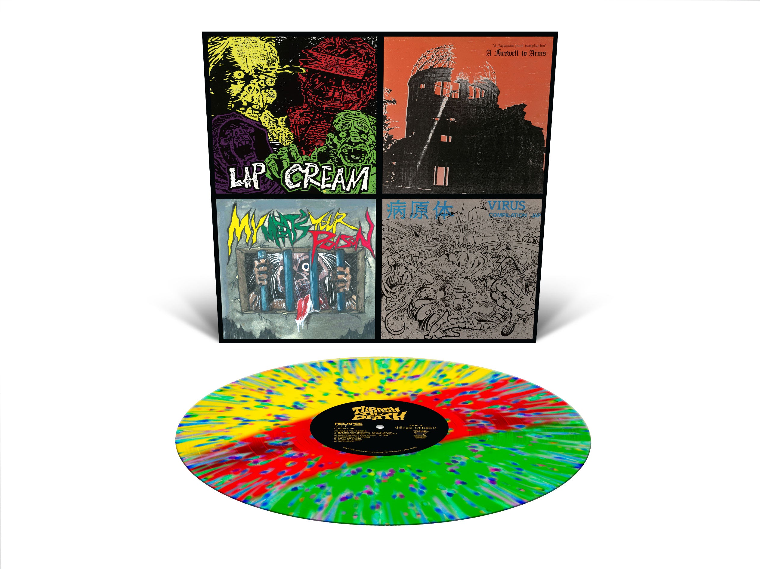 LIP CREAM (リップ・クリーム)  - Thrash Til Death (US 正規再発「1,300枚限定3色スプラッターヴァイナル」LP/ New）2025年12月19日（金）発売！