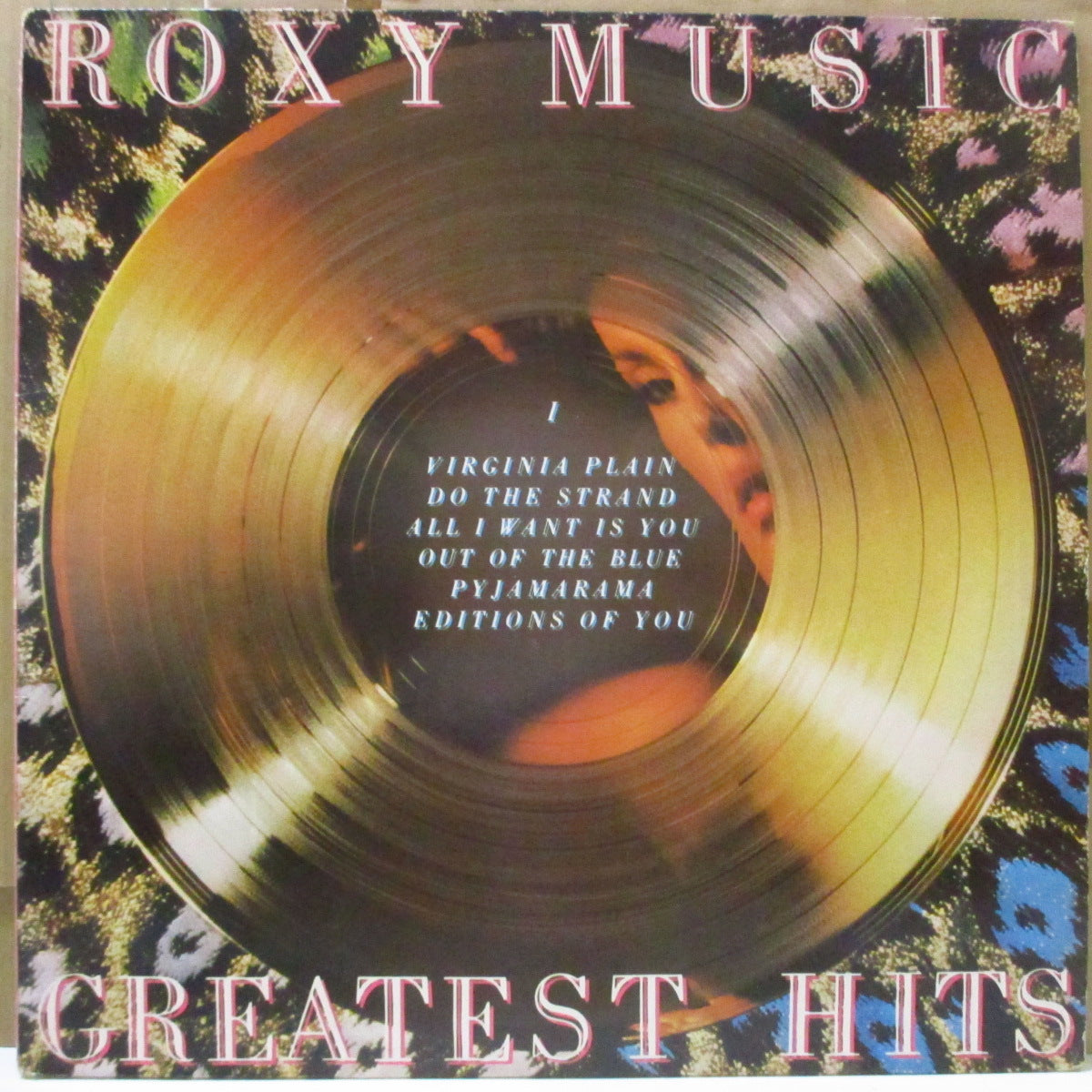 ROXY MUSIC (ロキシー・ミュージック)  - Greatest Hits (UK オリジナル「ピクチャーラベ」LP+ソフト紙インナー/光沢ジャケ)