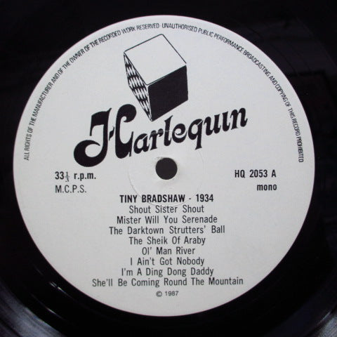 TINY BRADSHAW (タイニー・ブラッドショウ) / TEDDY HILL - Tiny Bradshaw / Teddy Hill (UK Orig.)