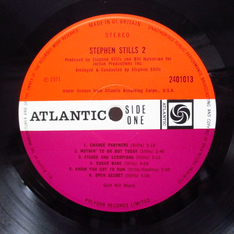 STEPHEN STILLS (ステファン・スティルス)  - Stephen Stills 2 (UK Orig.LP/Textured GS)
