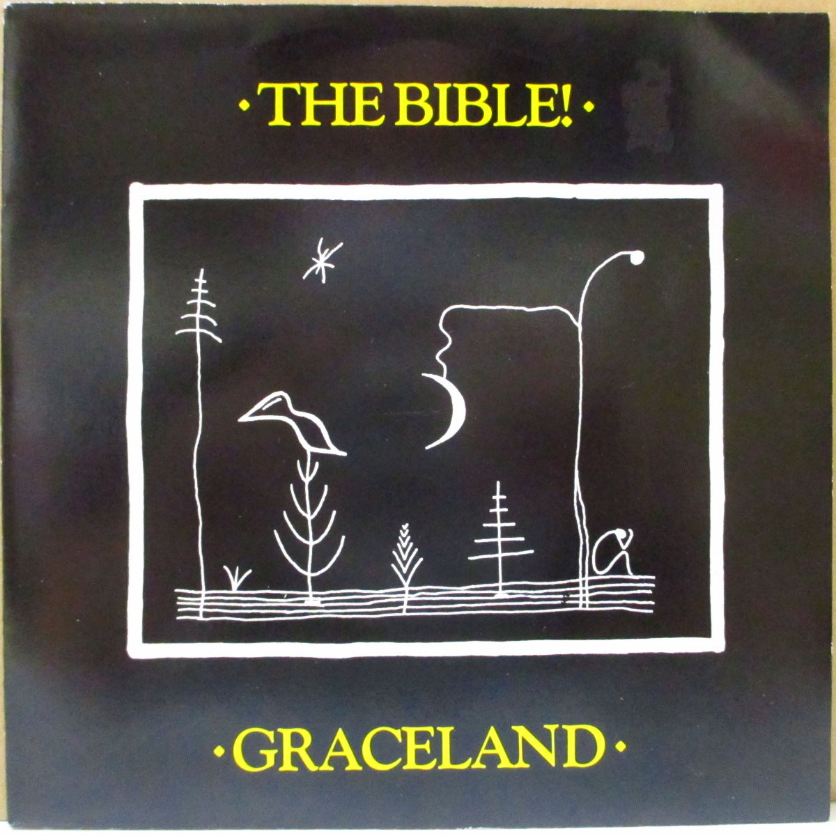 BIBLE, THE (ザ・バイブル)  - Graceland (UK 初回「Backs社」オリジナル 7"+初回「黄文字・黒色」光沢固紙ジャケ)