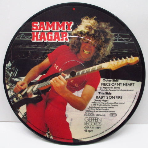 SAMMY HAGAR (サミー・ヘイガー)  - Piece Of My Heart (UK Ltd.Picture)