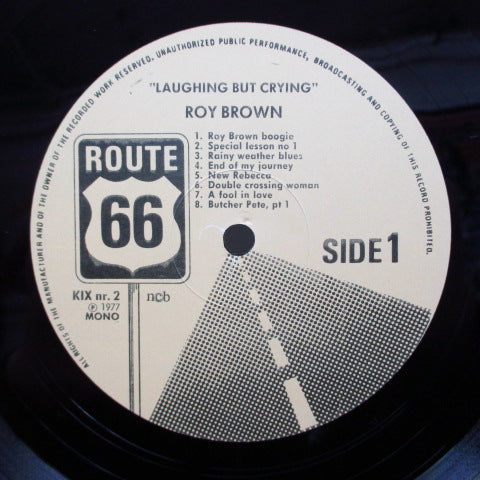 ROY BROWN (ロイ・ブラウン)  - Laughing But Crying (SWEDEN Orig.)