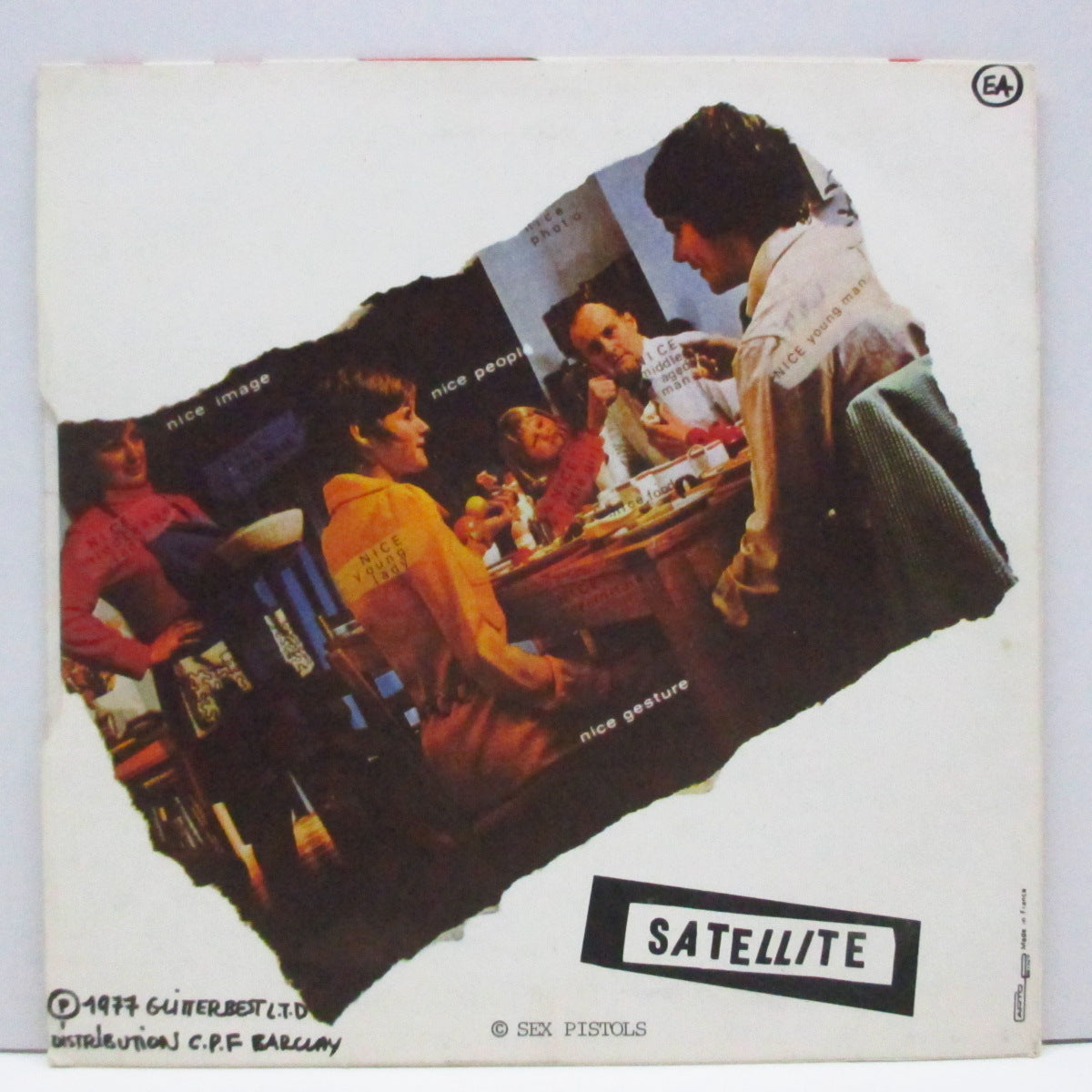 SEX PISTOLS (セックス・ピストルズ)  - Holidays In The Sun (France '77「サードプレス」7"+マット・ジャケ)
