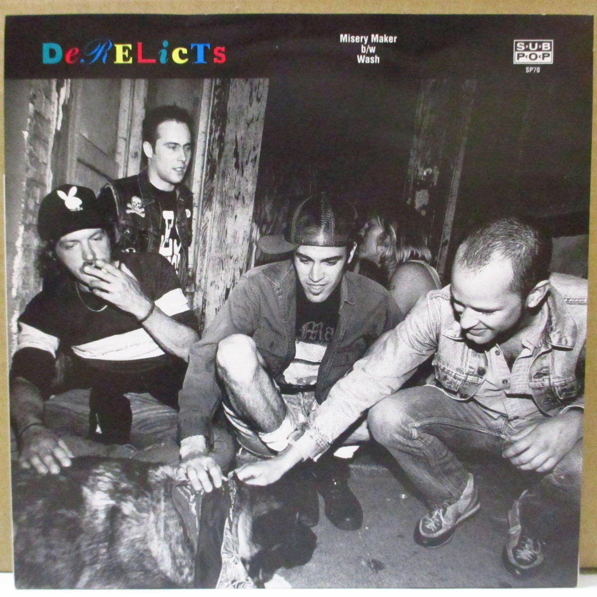 DERELICTS (デアリクツ)  - Misery Maker (US Limited Blue Marble Vinyl 7"+Insert/廃盤 NEW)