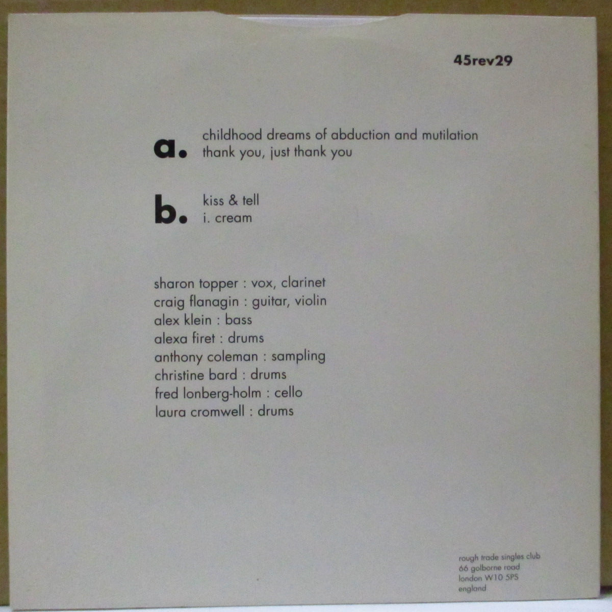 GOD IS MY CO-PILOT (ゴッド・イズ・マイ・コーパイロット)  - This Is No Time To Be Frail! (UK Orig.7"/廃盤 NEW)