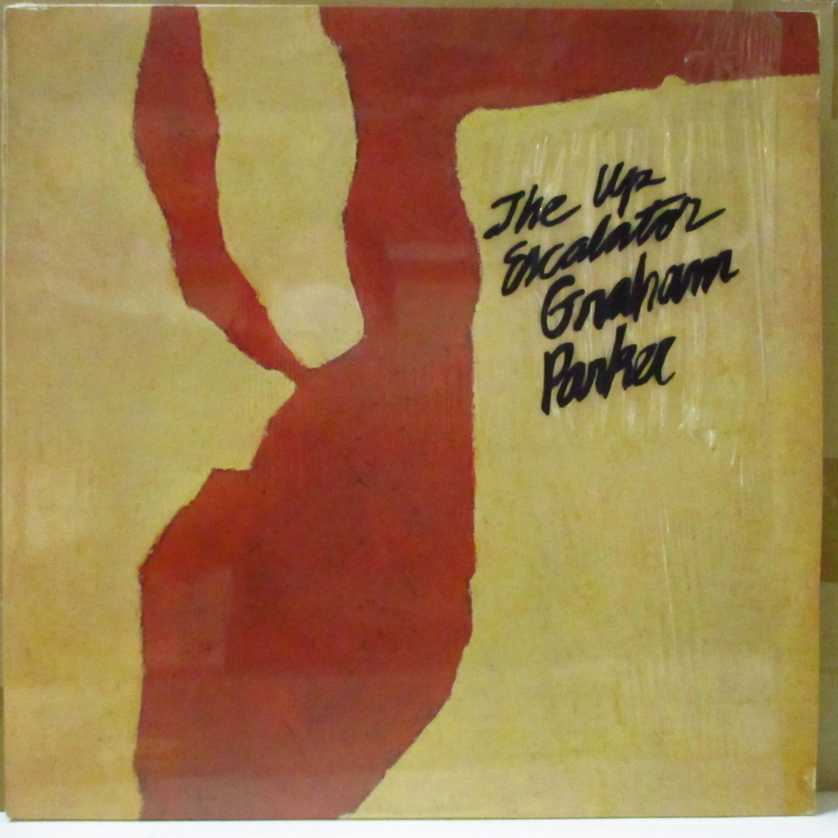 GRAHAM PARKER (グレアム・パーカー)  - The Up Escalator (UK オリジナル LP+光沢ソフト紙インナー/レアステッカー付きジャケ)
