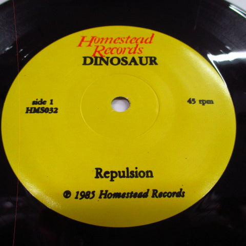 DINOSAUR-Repulsion (US '88 Reissue.7 "/ Red Logo Yellow Lbl.)