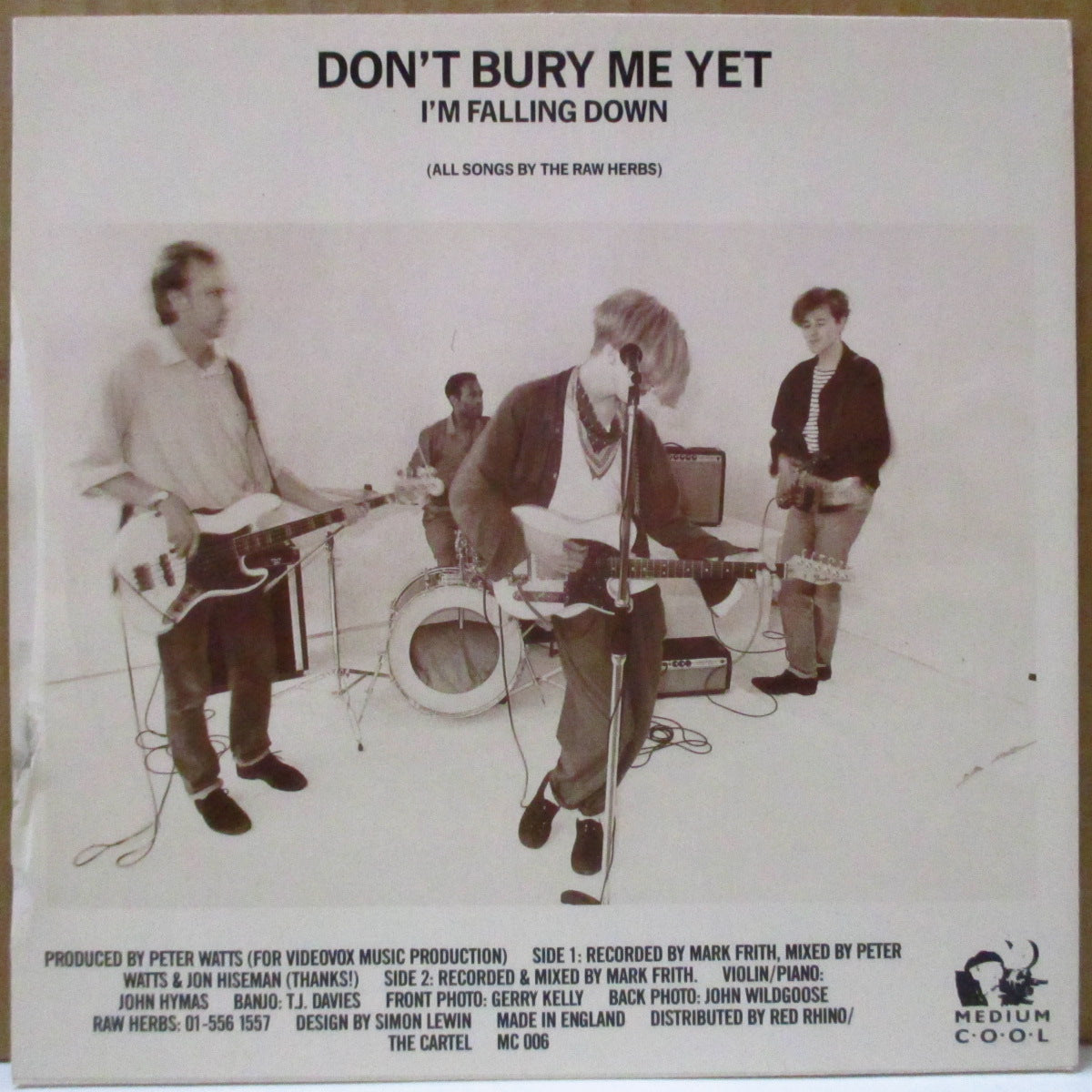 RAW HERBS, THE (ザ・ロー・ハーブス)  - Don't Bury Me Yet (UK オリジナル 7インチ+光沢固紙ジャケ) 