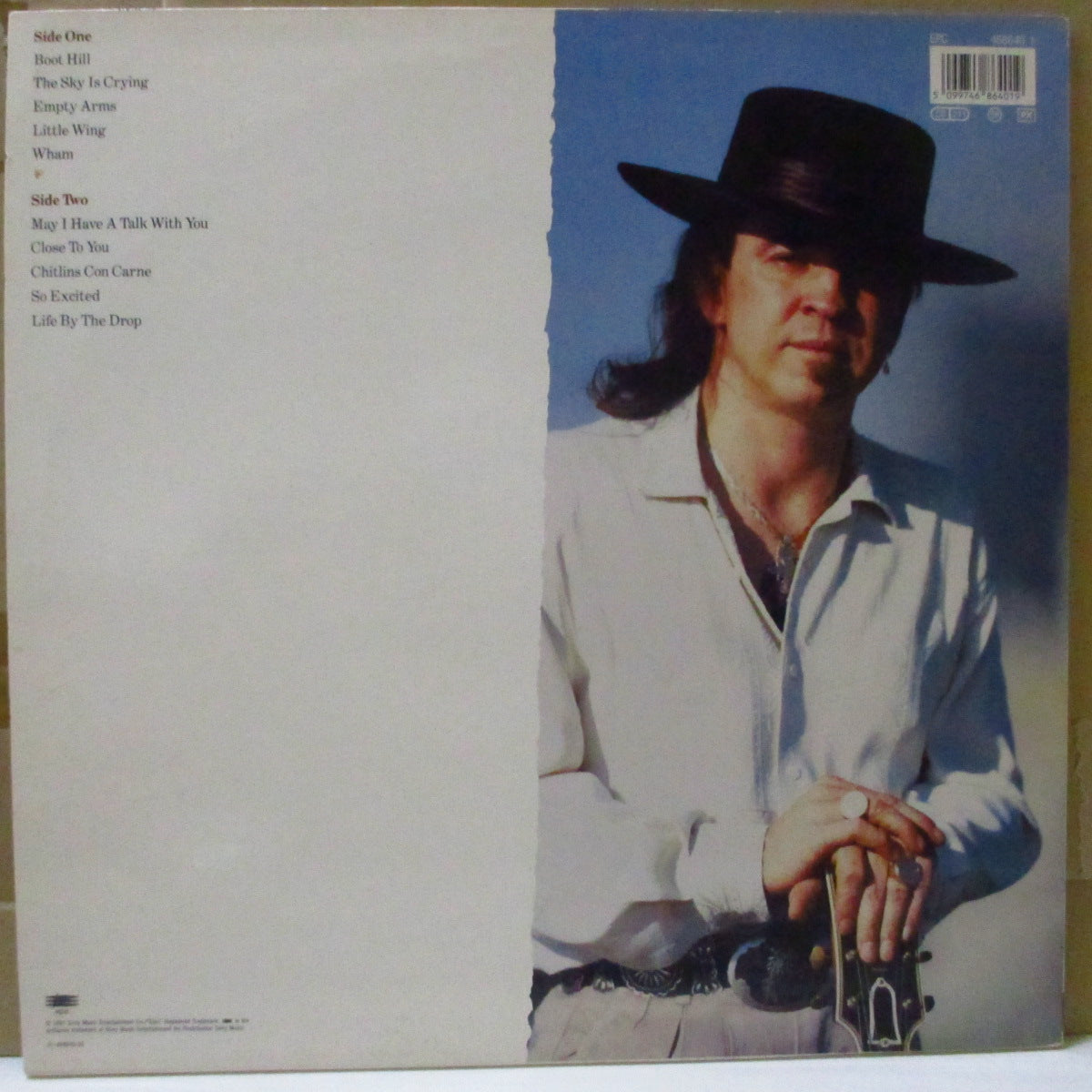 STEVIE RAY VAUGHAN & DOUBLE TROUBLE (スティーヴィー・レイ・ヴォーン・アンド・ダブル・トラブル)  - The Sky Is Crying (EU オリジナル LP+インナー)