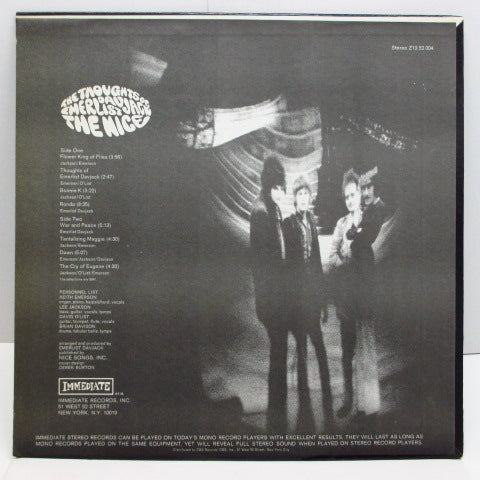 NICE - Thoughts Of Emerlist Davjack (US Orig.LP)