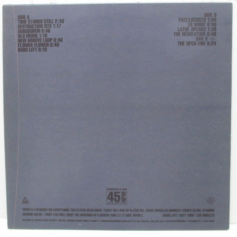 LEE RANALDO-From Here To Infinity (UK Ltd.Clear Vinyl LP)