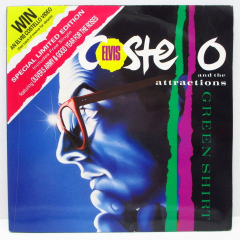 ELVIS COSTELLO & The Attractions ‎ - Green Shirt (UK Ltd. 2 x 7")