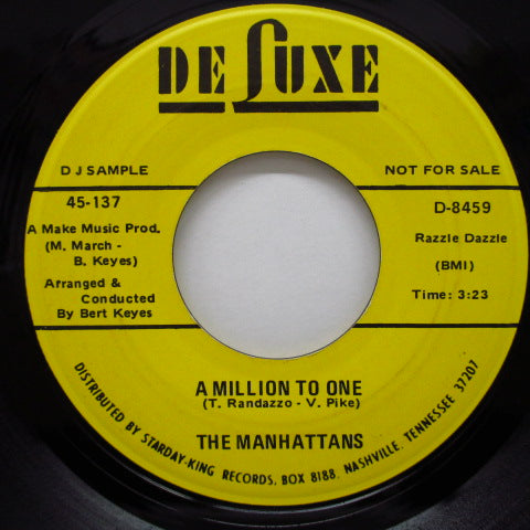 MANHATTANS - Cry If You Wanna Cry (Promo)