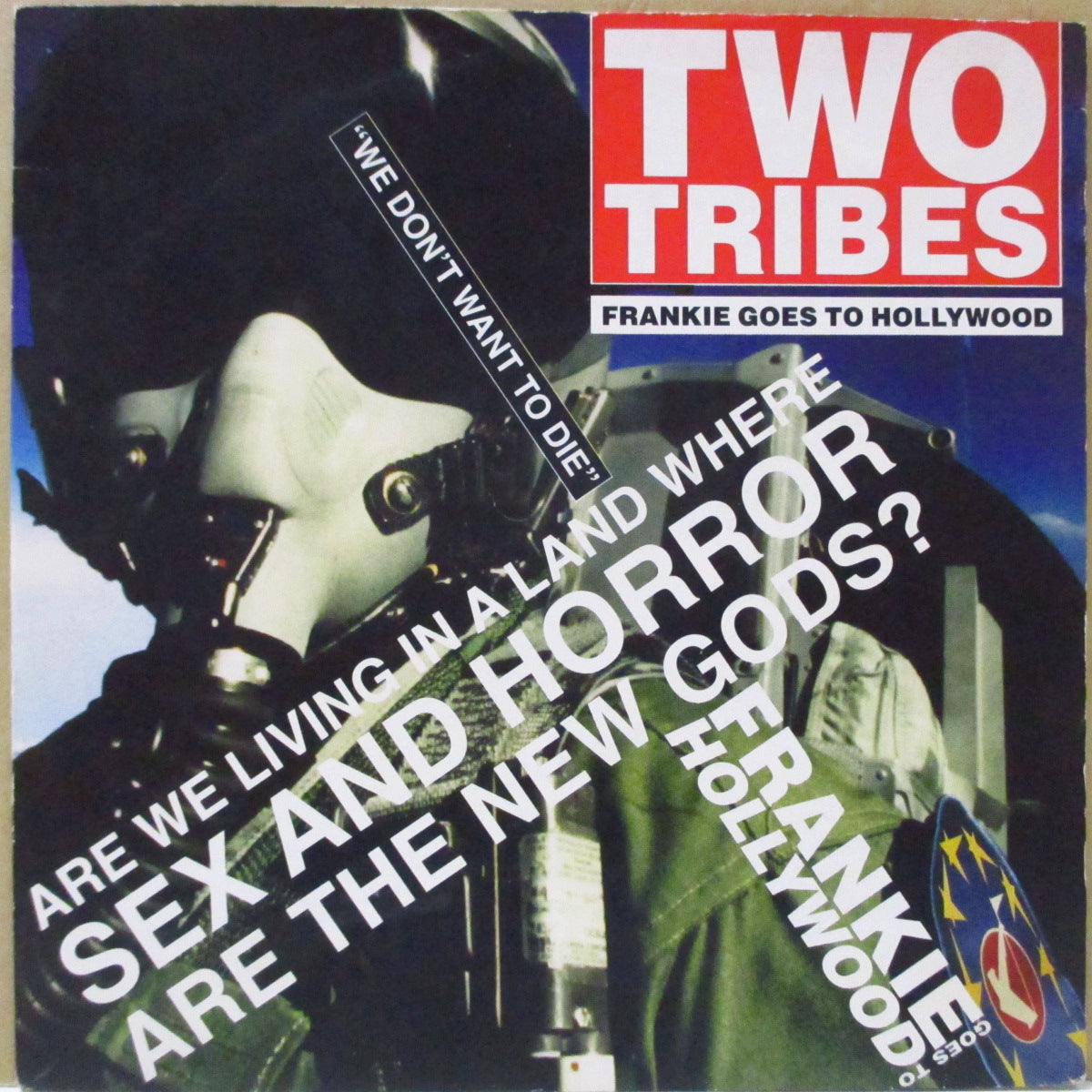 FRANKIE GOES TO HOLLYWOOD (フランキー・ゴーズ・トゥ・ハリウッド)  - Two Tribes - Fluke's Minimix (UK '94 再発 7インチ+光沢固紙ジャケ)