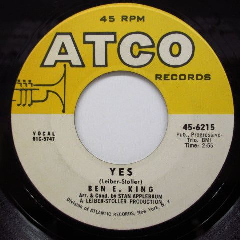 BEN E.KING (ベン E・キング) - Ecstasy / Yes (US Orig.)